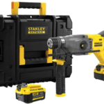 פטישון נטען בראשלס + 2 סוללות Stanley FatMax SFMCH900M22 Brushless SDS 18V 4Ah סטנלי Stanley