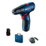 מברגה/ מקדחה נטענת + 2 סוללות GSR 120 2AH בוש Bosch